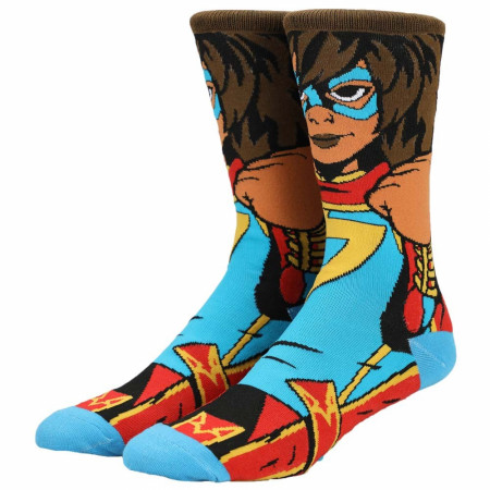Marvel Kamala Khan 360 Character Crew Sock